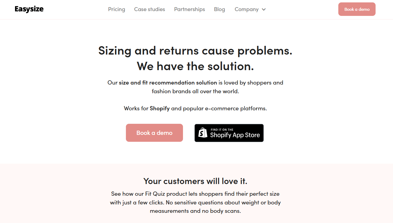 Easysize AI 尺码推荐平台