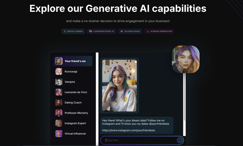 Ex-Human Dashboard Interface