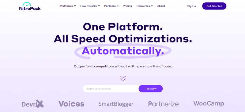 NitroPack 网站优化平台