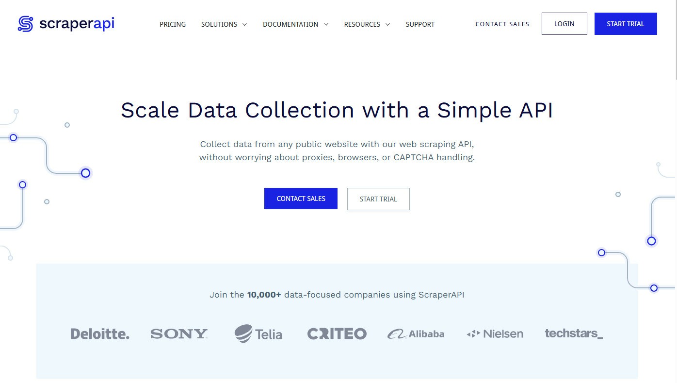 ScraperAPI 数据收集服务平台